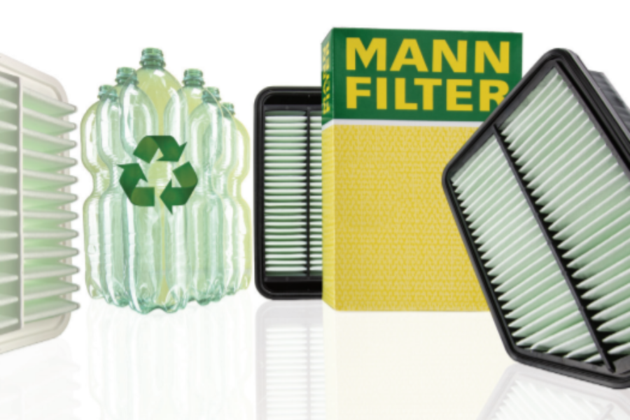 Now even more recycled fibers in air filters from MANN-FILTER
