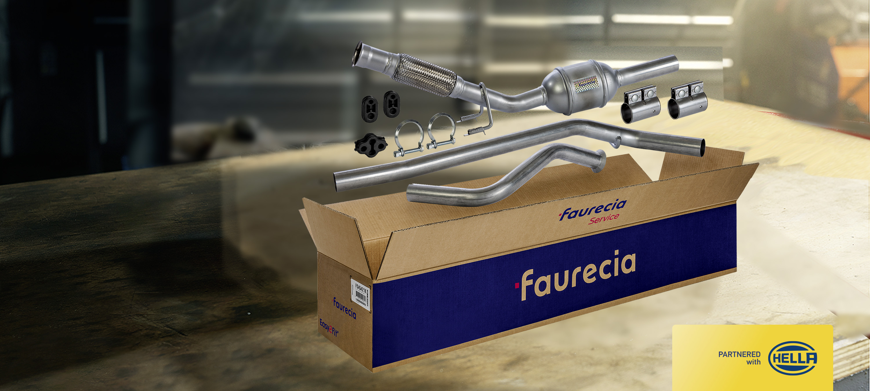 HELLA Aftermarket: Wholesalers and workshops benefit from pooling of expertise with Faurecia Service in the field of exhaust systems